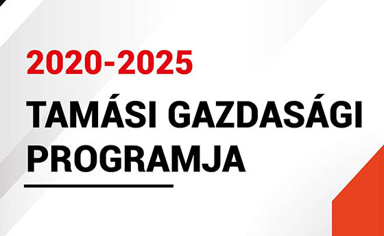 Tamási Város Önkormányzazatának 2020-2025. évekre vonatkozó gazdasági programja